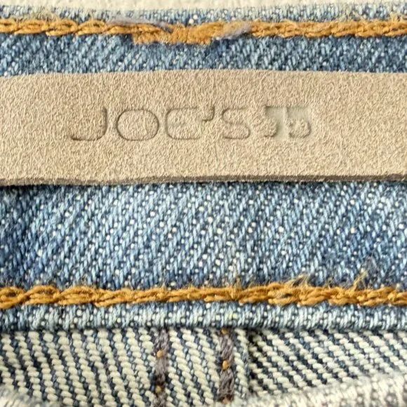 Joe's Jeans The Mia High Rise Foil Wide Leg Denim Party Indigo Metallic 28 NWT - Picture 6 of 15